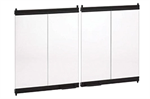 Masonry Bi-Fold Glass Doors with Ebony Finish F1011 BDMO36E